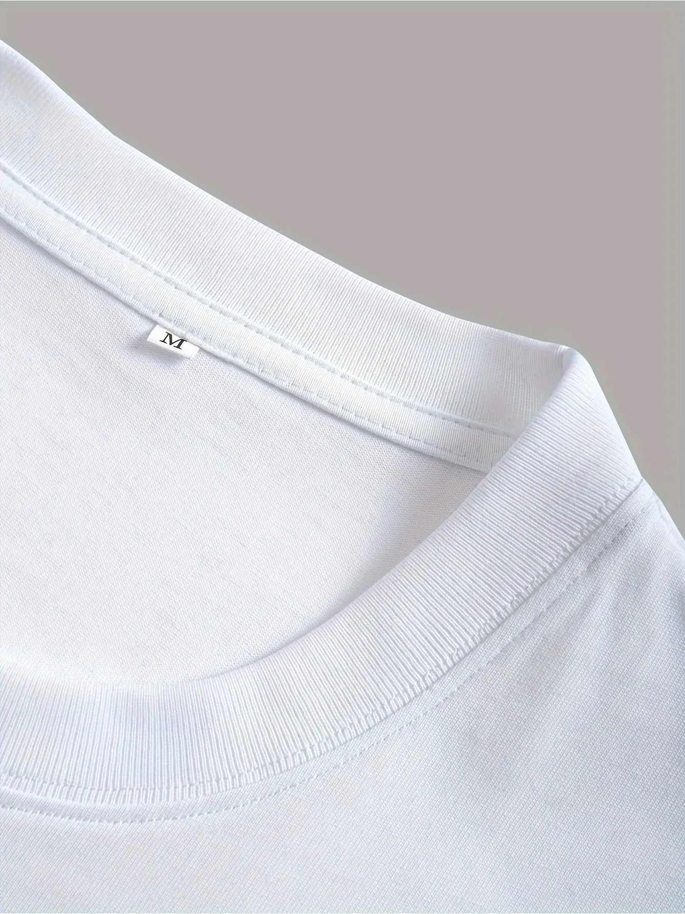Trendy White T-shirt for Men | Casual Summer Streetwear Hiphop Tee USA - MegaMart USA