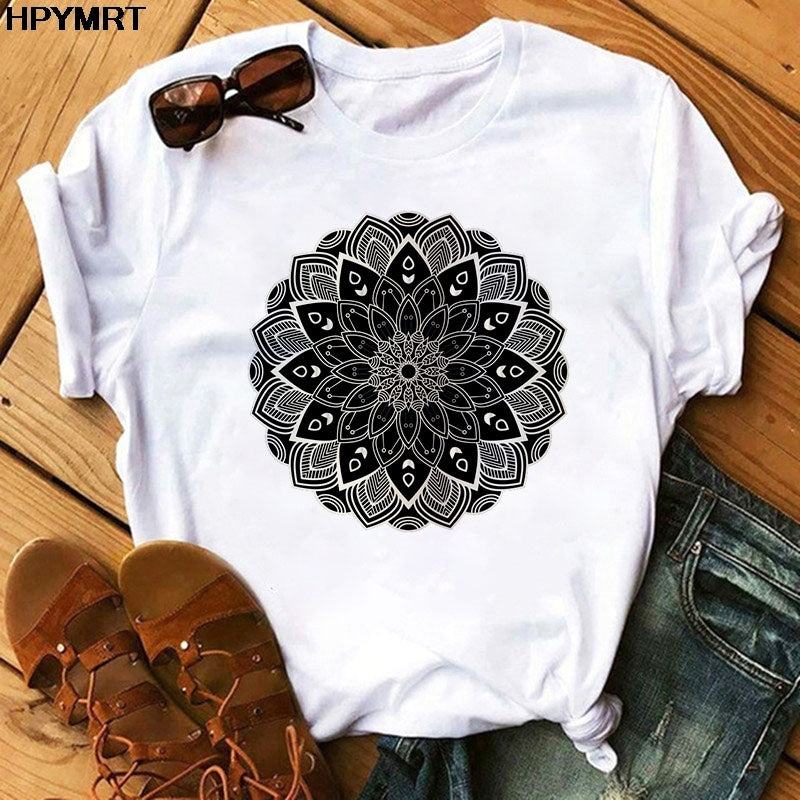 Printed T-shirt for Women | Stylish & Comfortable Tee for USA - MegaMart USA