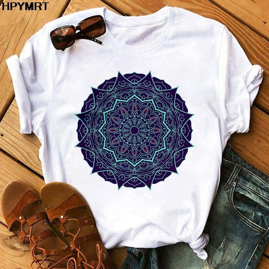 Printed T-shirt for Women | Stylish & Comfortable Tee for USA - MegaMart USA