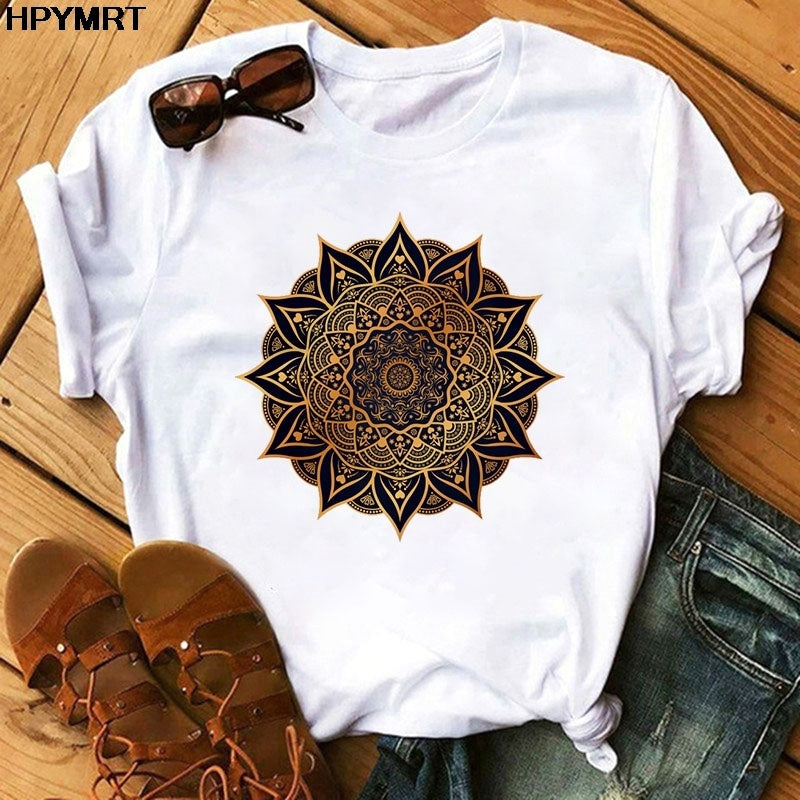 Printed T-shirt for Women | Stylish & Comfortable Tee for USA - MegaMart USA