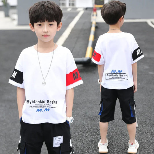 Korean Style Two-Piece T-shirt for Men | Stylish & Trendy Summer Tee for USA - MegaMart USA