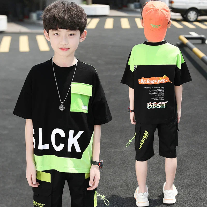 Korean Style Two-Piece T-shirt for Men | Stylish & Trendy Summer Tee for USA - MegaMart USA