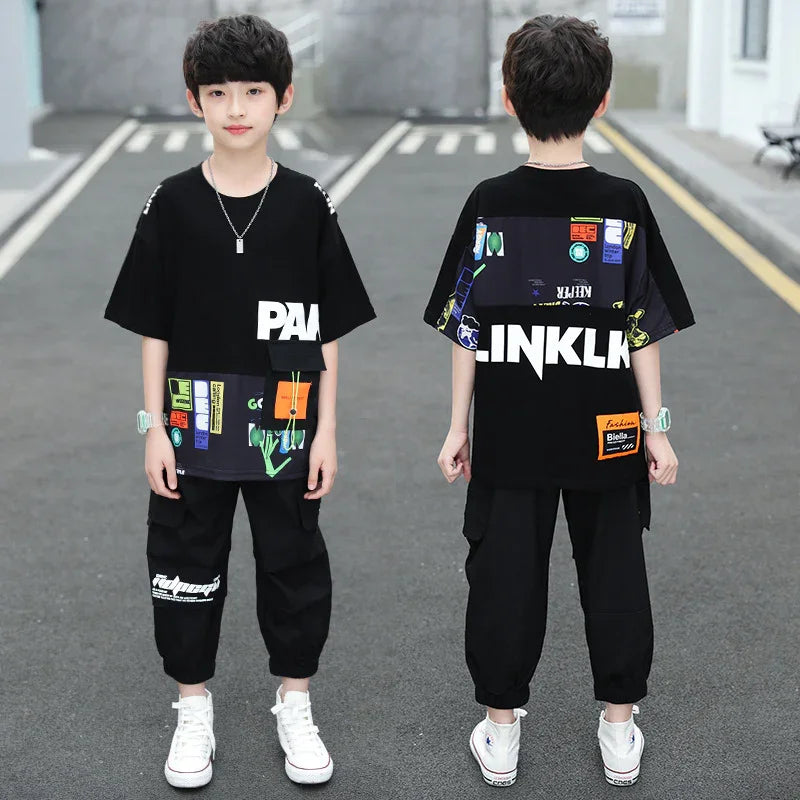 Korean Style Two-Piece T-shirt for Men | Stylish & Trendy Summer Tee for USA - MegaMart USA