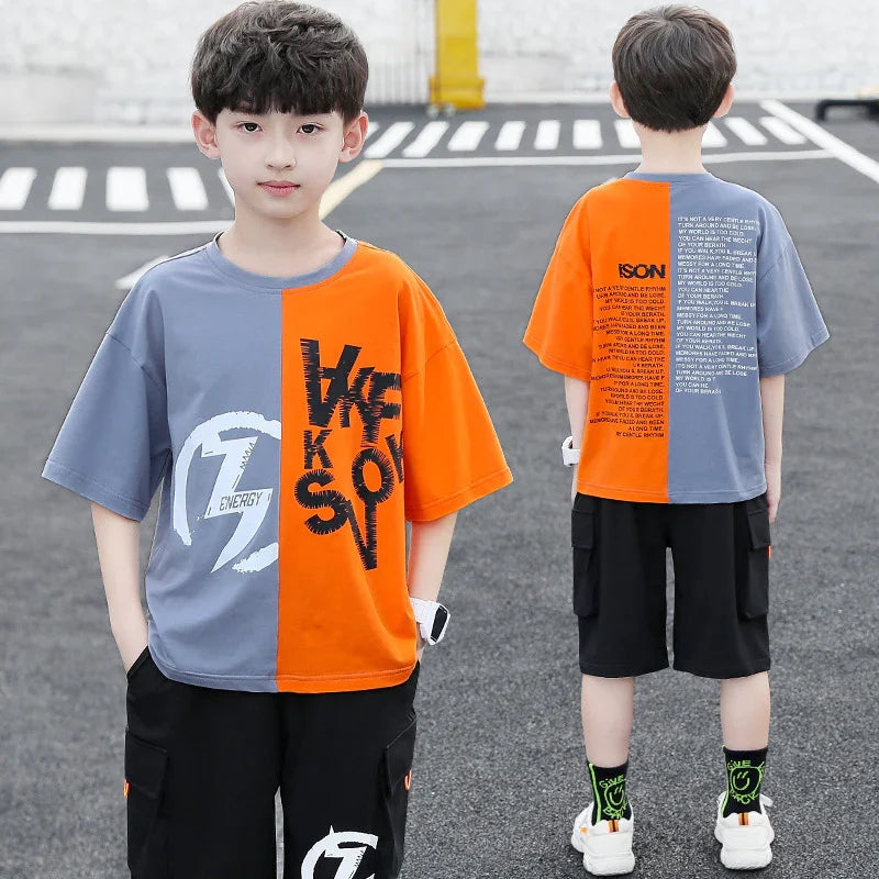 Korean Style Two-Piece T-shirt for Men | Stylish & Trendy Summer Tee for USA - MegaMart USA