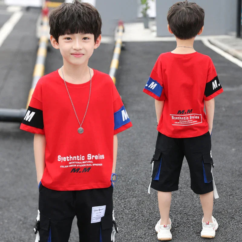 Korean Style Two-Piece T-shirt for Men | Stylish & Trendy Summer Tee for USA - MegaMart USA
