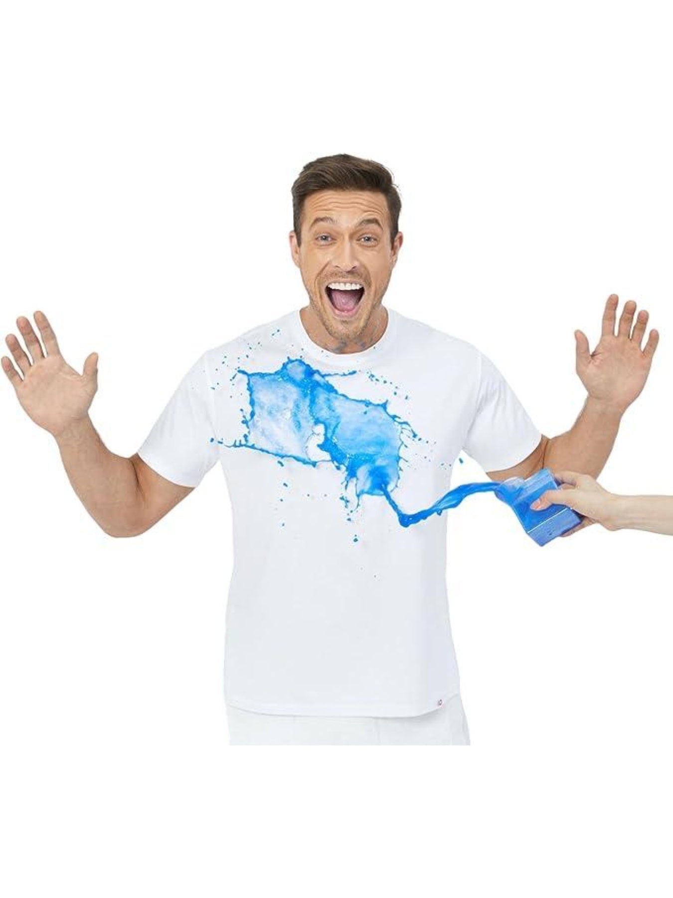 Men’s Basic Crewneck Tee | Water-Repellent Cotton Polyester T-Shirt - MegaMart USA