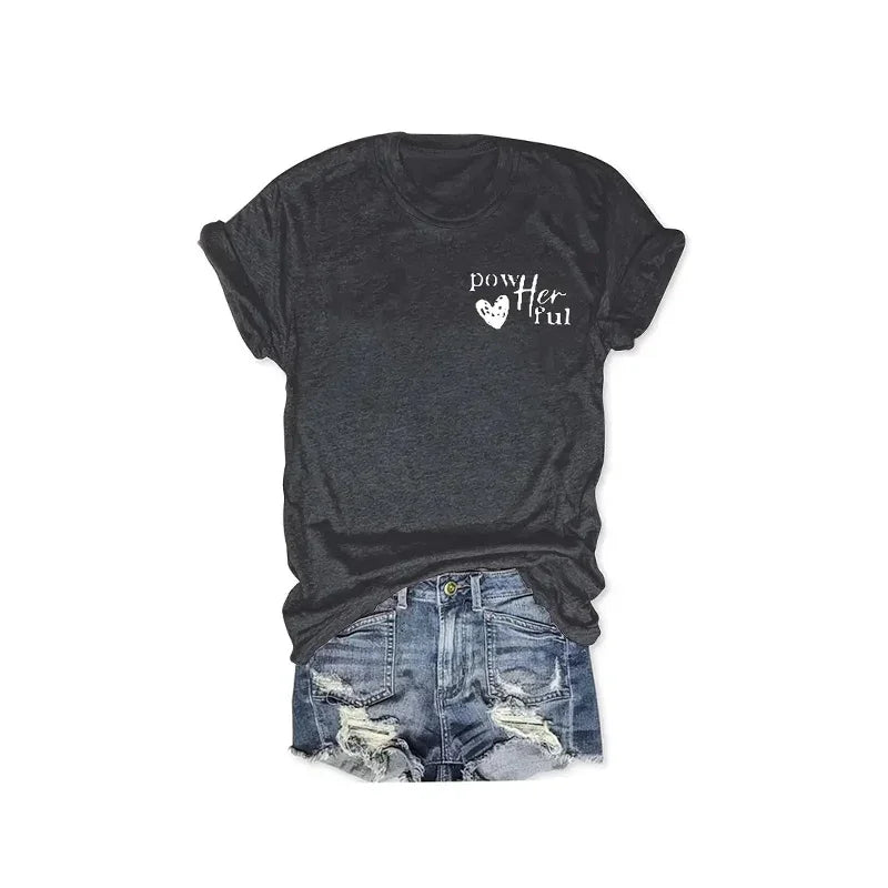 She Overcame Everything T-shirt for Women | Inspirational & Motivational Graphic Tee USA - MegaMart USA