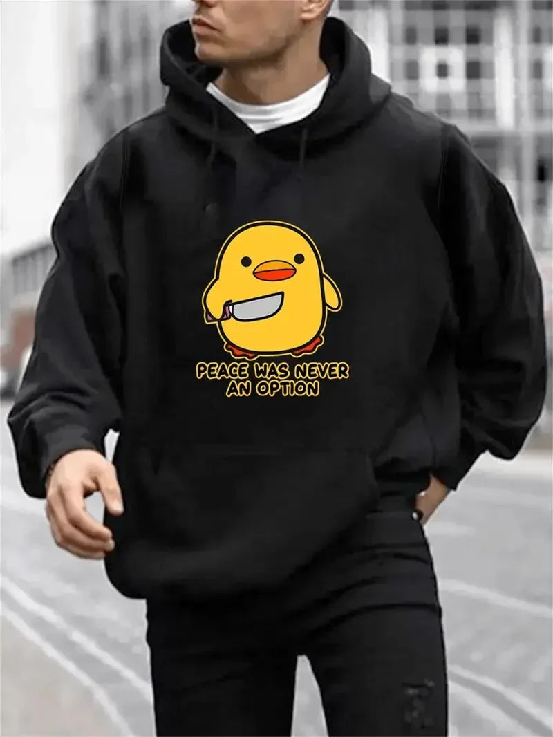 Yellow Duck T-shirt for Men | Funny & Trendy Long Sleeve Tee USA - MegaMart USA